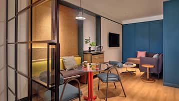 Suite (Caption) | In-room safe, desk, blackout curtains, soundproofing