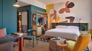 In-room safe, desk, blackout curtains, soundproofing