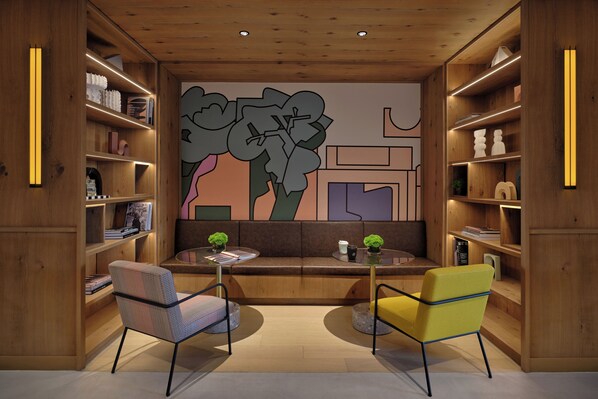 Sala de estar en el lobby