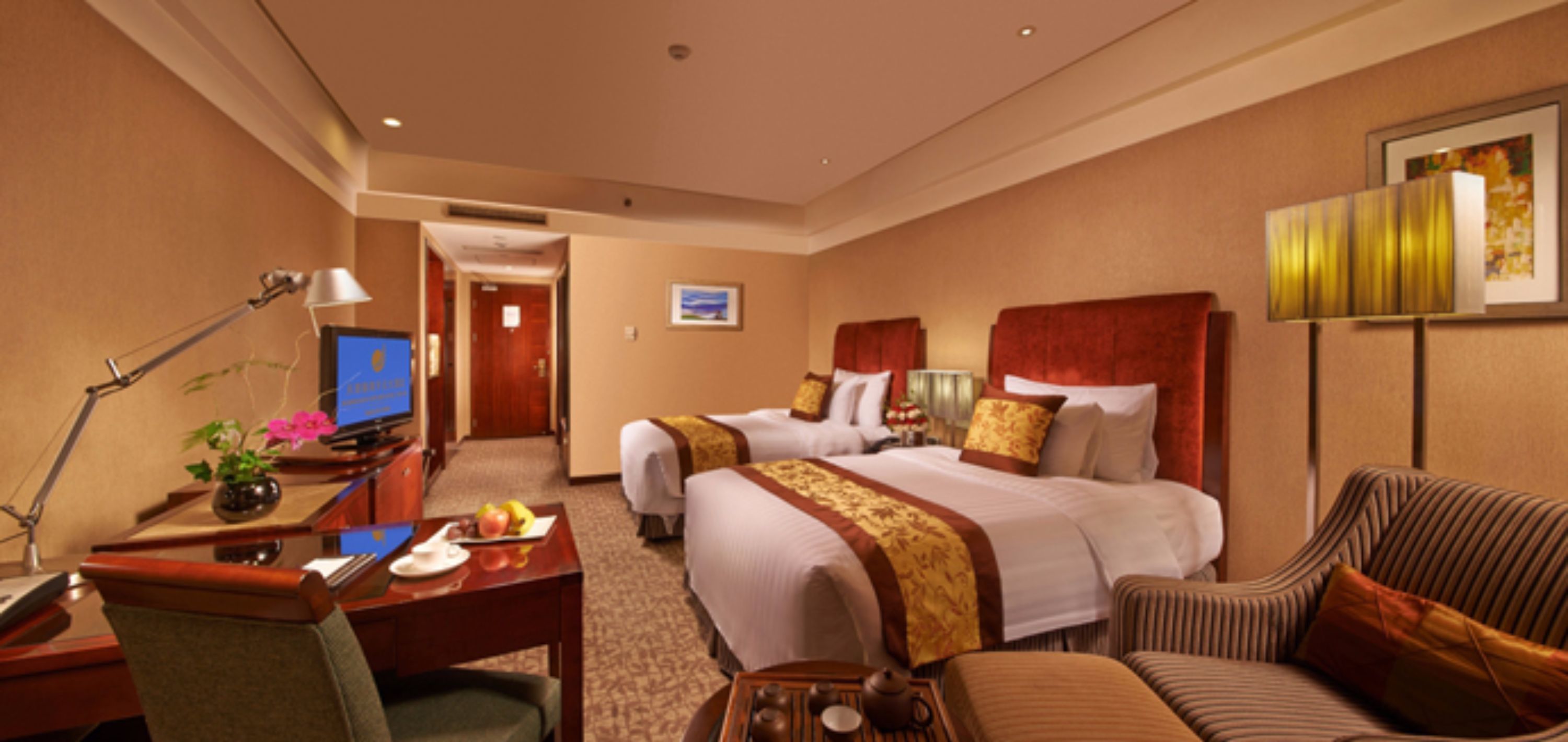 in-room safe, desk, blackout curtains, soundproofing