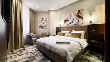 Junior Suite Premium | 1 dormitorio, minibar, caja fuerte y escritorio