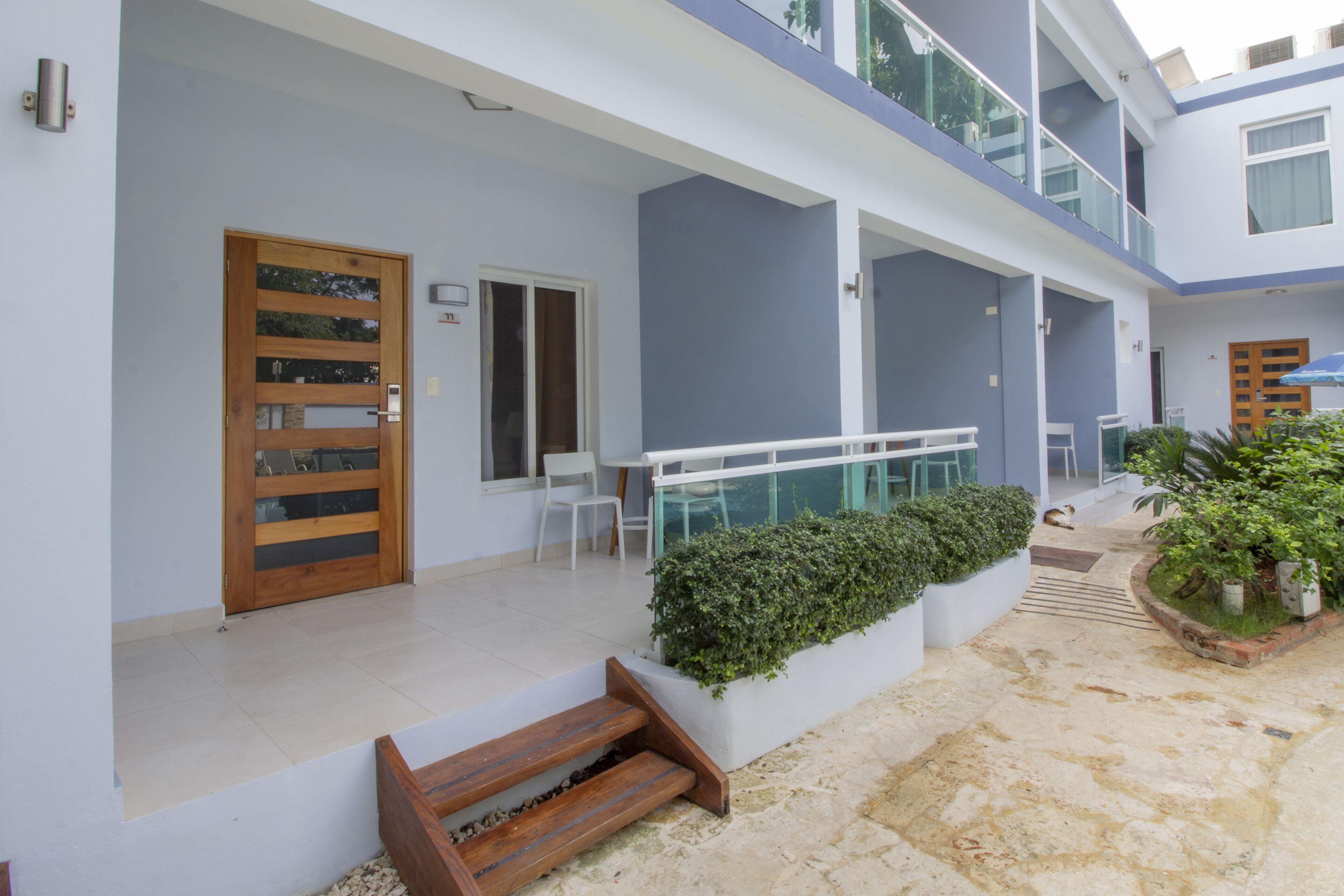 luxury room, 1 king bed, pool access, courtyard area | terrace/patio