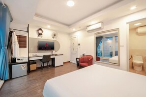 Minibar, in-room safe, blackout drapes, iron/ironing board