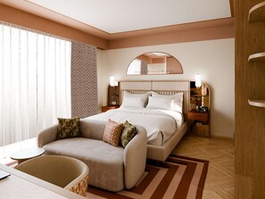 Superior-Zimmer, 1 King-Bett | Allergikerbettwaren, Minibar, Zimmersafe, Schreibtisch