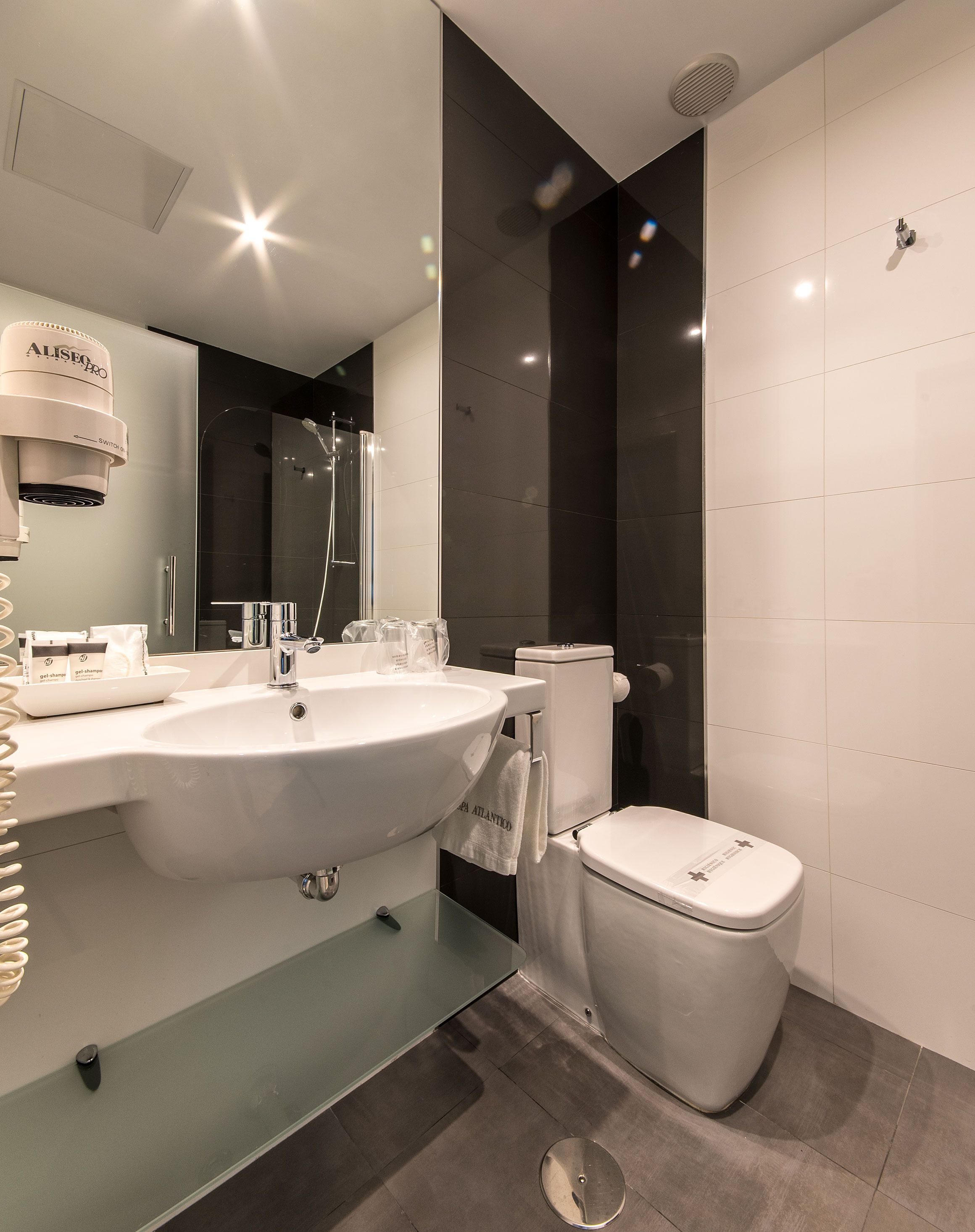 double room | bathroom | hair dryer, towels