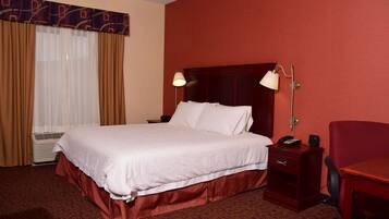 Room, 1 King Bed, Accessible, Non Smoking | In-room safe, desk, blackout drapes, iron/ironing board