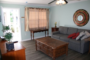 40-inch TV with cable channels