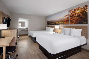 Room, 2 Queen Beds, Non Smoking | Desk, soundproofing, free WiFi, bed sheets - Days Inn by Wyndham Montgomery I-85 (Montgomery)