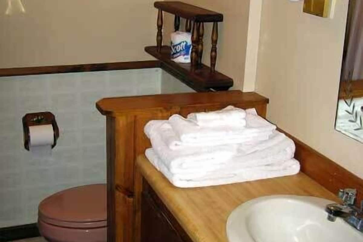 Hair dryer, towels