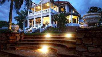 Front of property - evening/night