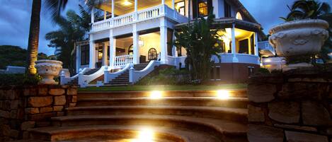 Front of property - evening/night