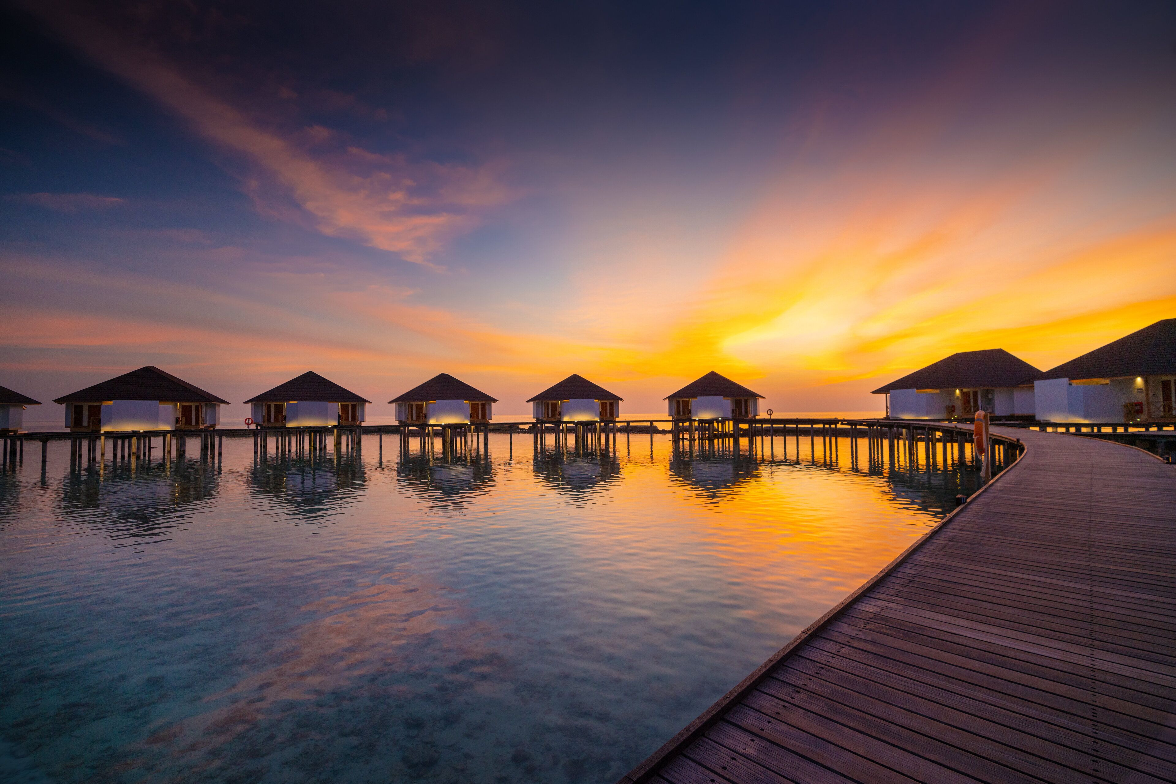 water bungalow | point of interest