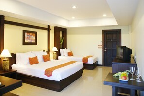 Standard Triple Room | Select Comfort beds, in-room safe, desk, blackout curtains - Thong Ta Resort And Spa (Bangkok)