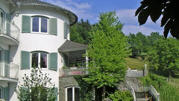 Blick von der Unterkunft