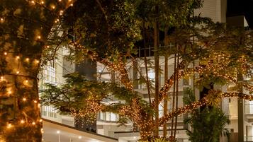 Front of property – evening/night