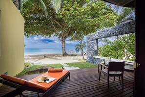 Villa, en front de plage
