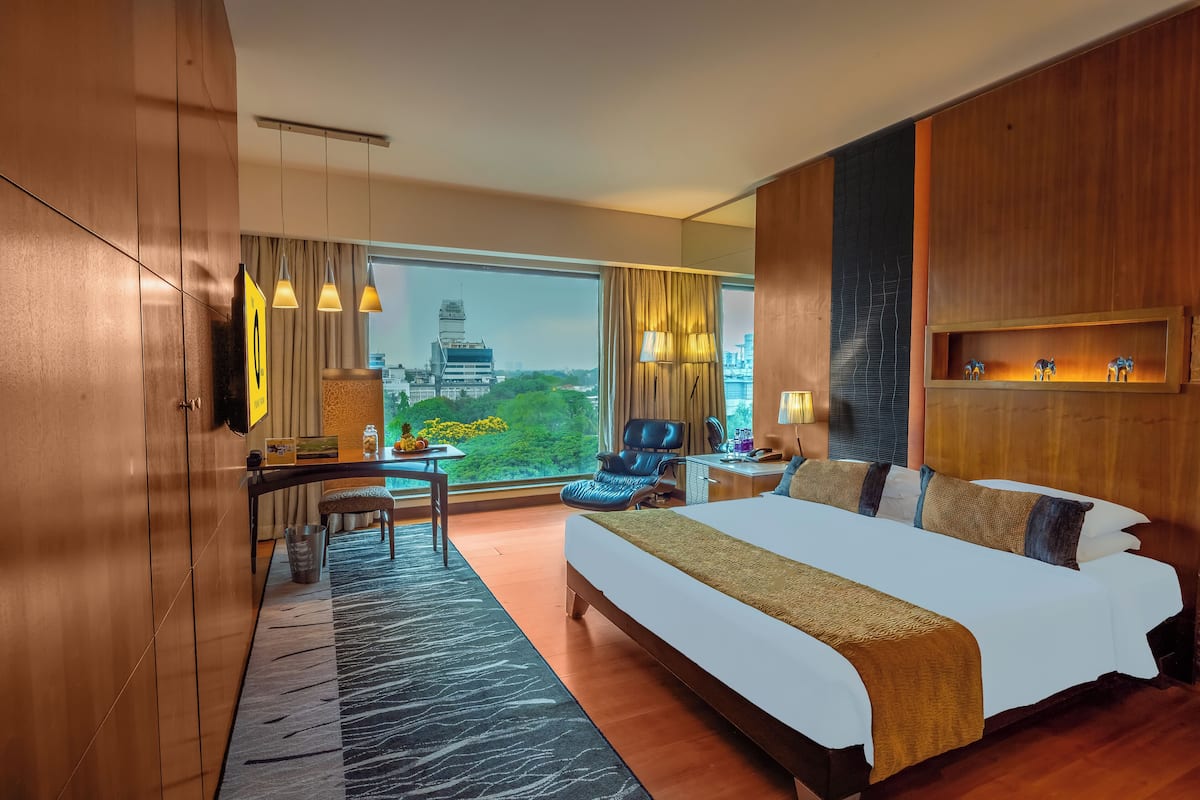 Premier Room with Bathtub | 高档床上用品、加厚床垫、客房内保险箱、办公桌