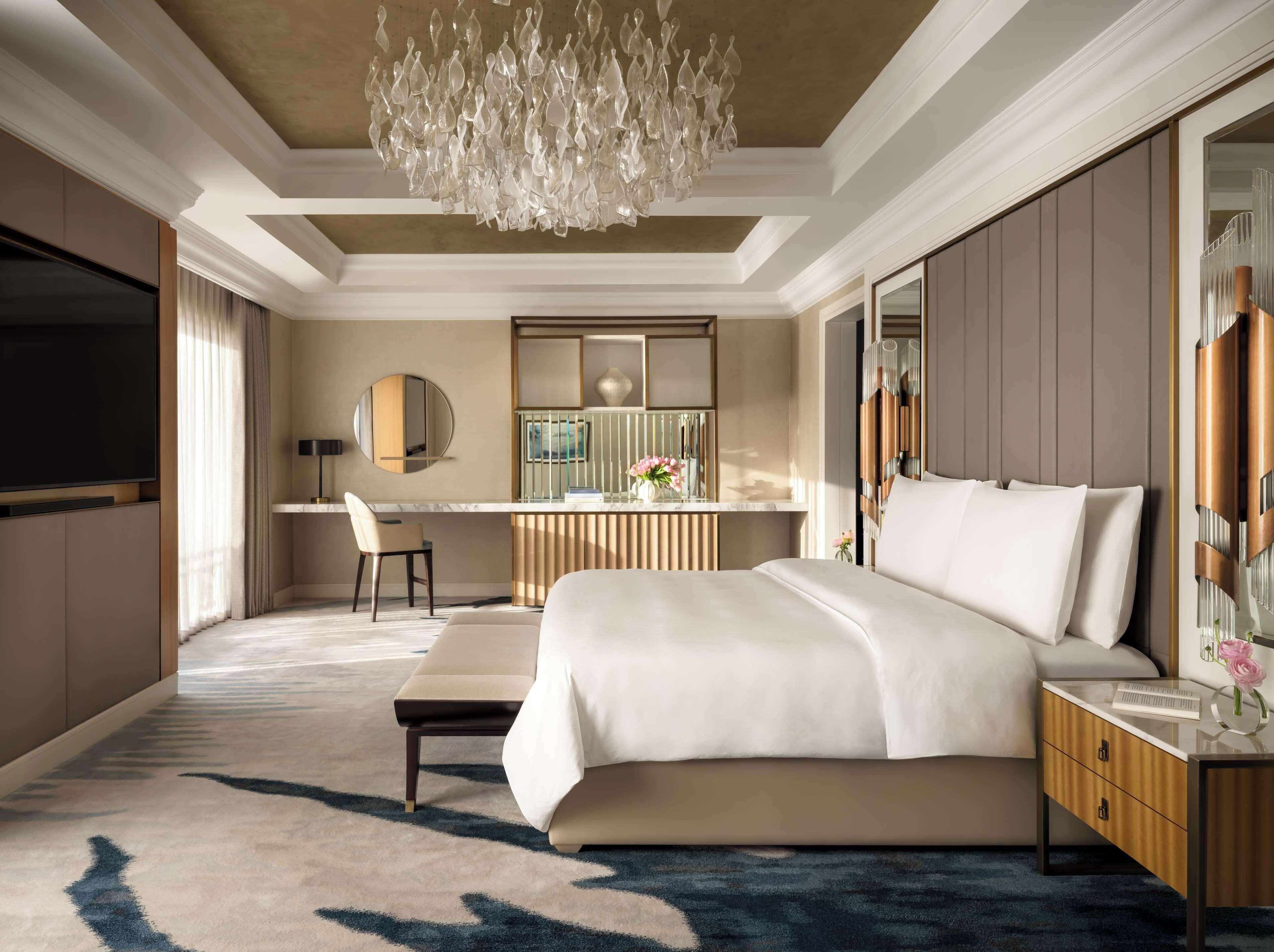 Premium bedding, minibar, in-room safe, desk