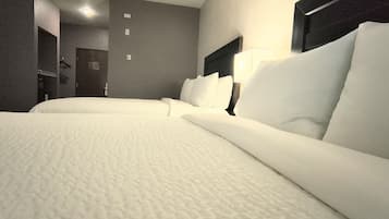Pillow-top beds, iron/ironing board, free WiFi, bed sheets
