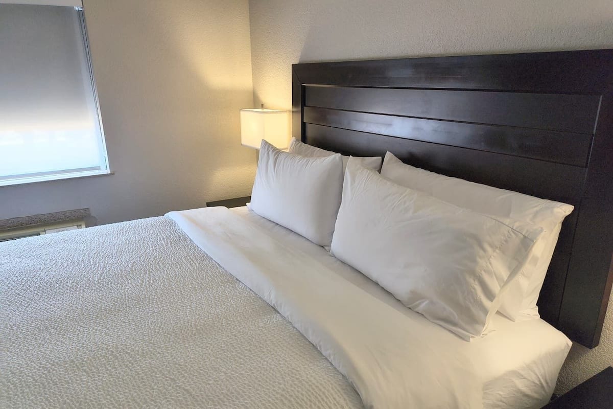 Pillow-top beds, iron/ironing board, free WiFi, bed sheets