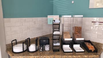 Kontinental frokost er inkludert hver dag