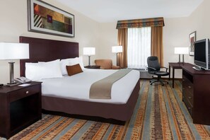 Kamar, 1 Tempat Tidur King, Bebas Asap Rokok | Seprai antialergi, meja kerja, dan setrika/meja setrika