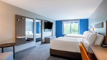 In-room safe, desk, blackout curtains, iron/ironing board