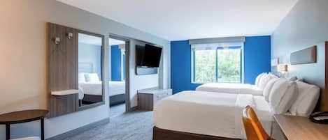 In-room safe, desk, blackout curtains, iron/ironing board