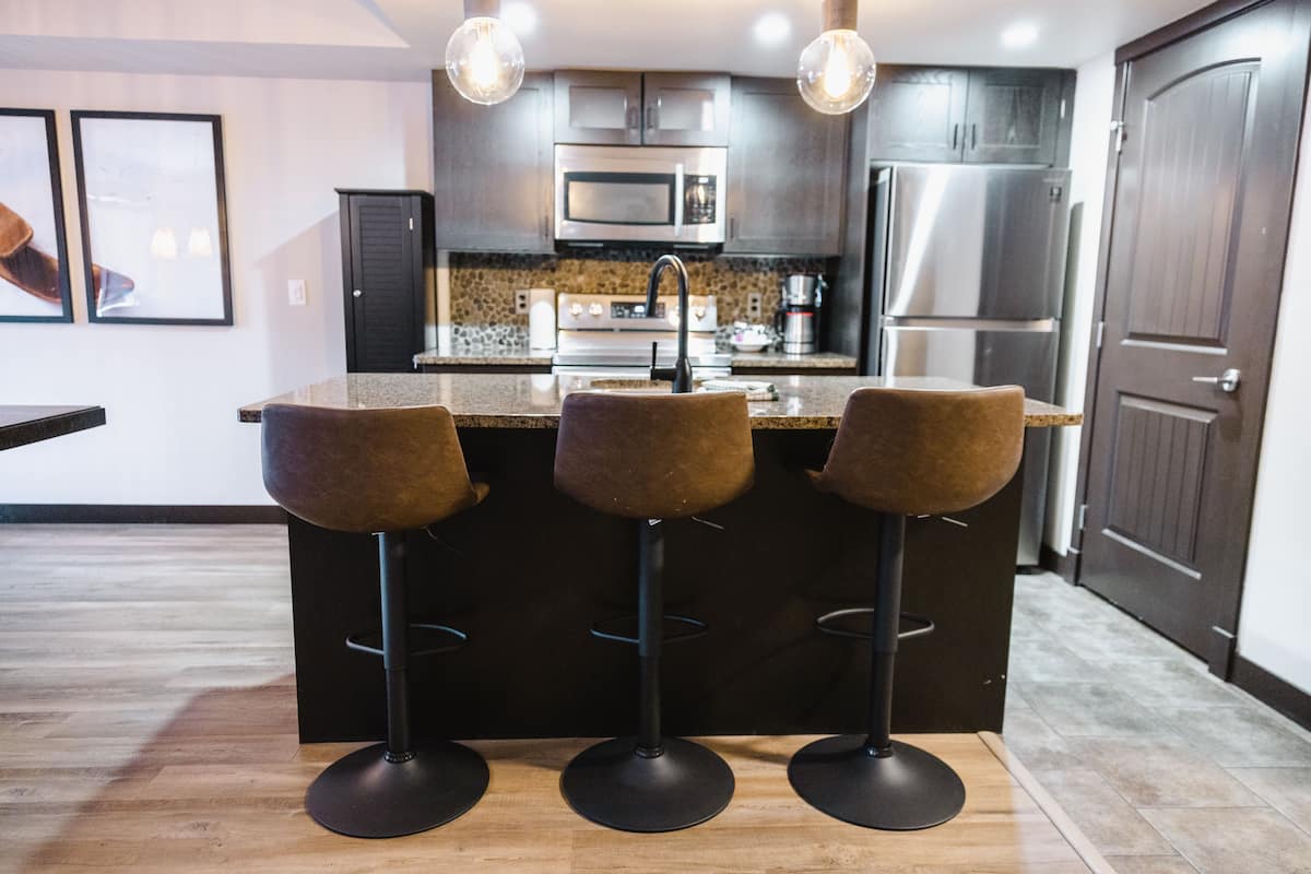 condo | private kitchen | fridge, microwave, oven, stovetop