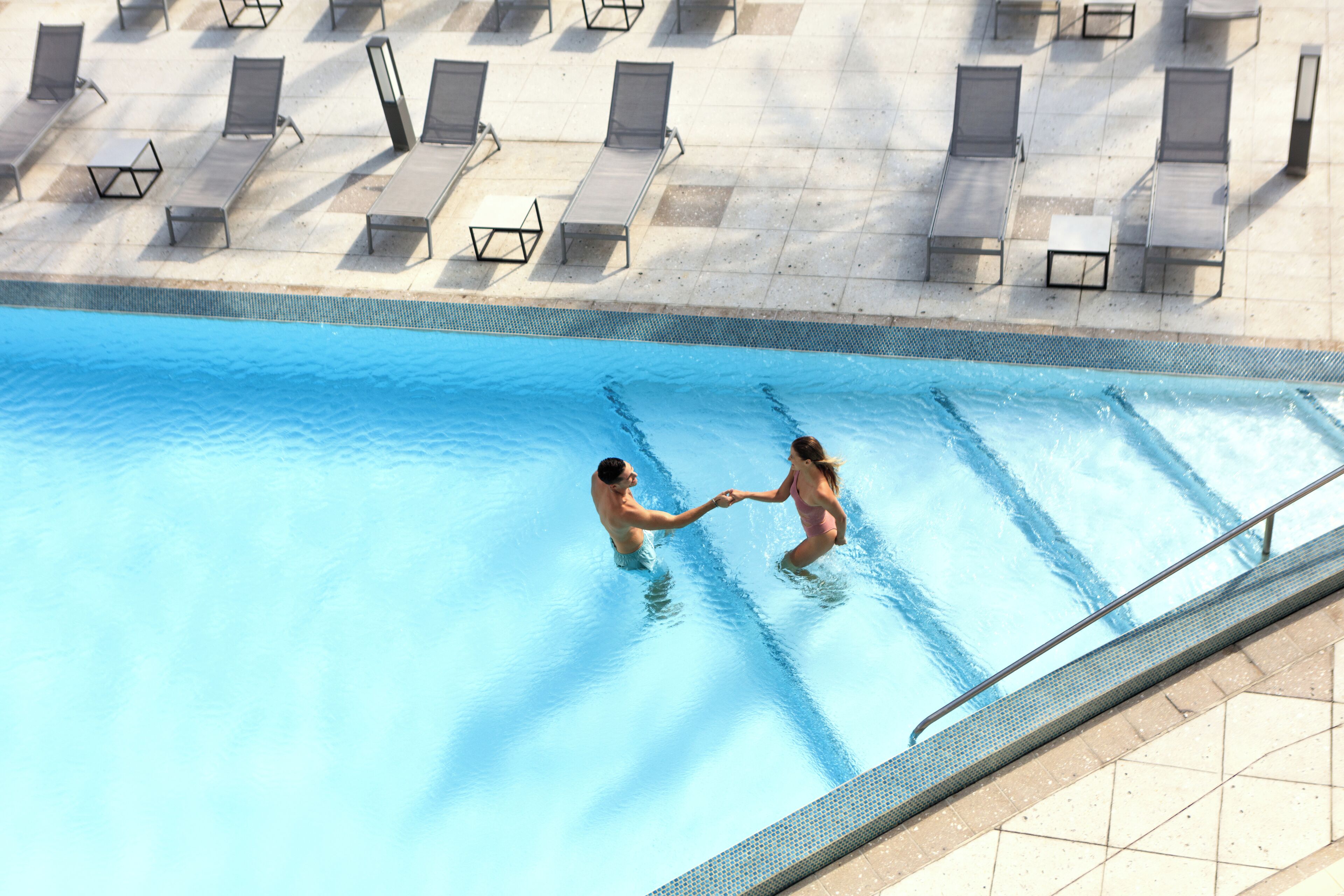 Rooftop pool