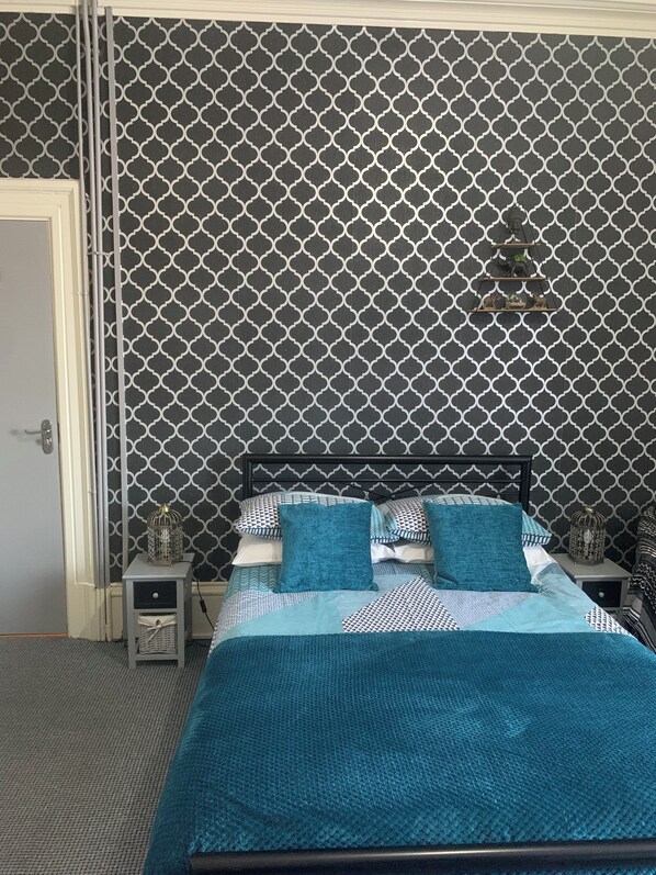 Habitación doble superior (1st Floor) | Decoración personalizada, tabla de planchar con plancha y wifi 