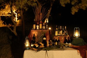 Outdoor dining - Jackalberry Lodge (Hoedspruit)