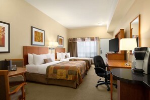 Room, 2 Queen Beds, Non Smoking, Kitchenette | Private kitchen | Fridge, microwave, coffee/tea maker - Ramada by Wyndham Drayton Valley (Drayton Valley)