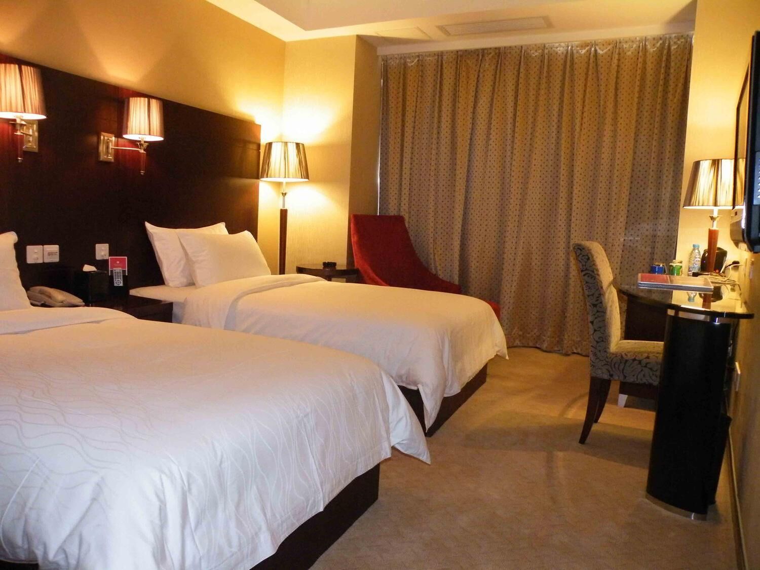 In-room safe, desk, iron/ironing board, rollaway beds