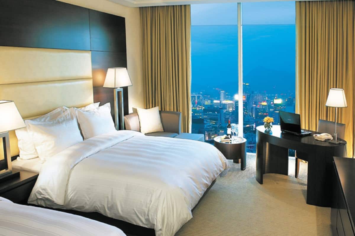 Deluxe Room, Multiple Beds | In-room safe, desk, soundproofing, free WiFi