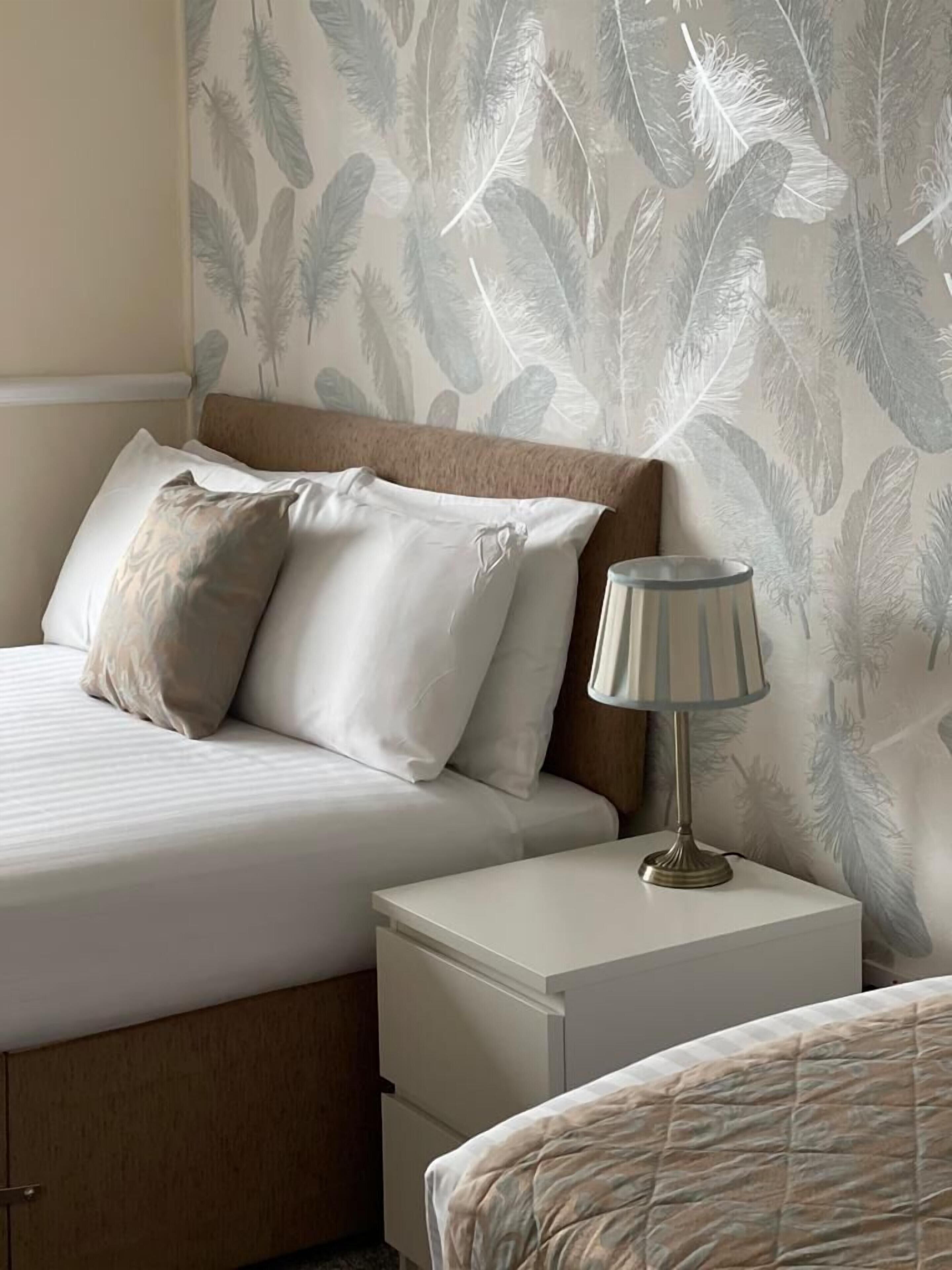 Individually decorated, individually furnished, desk, blackout curtains
