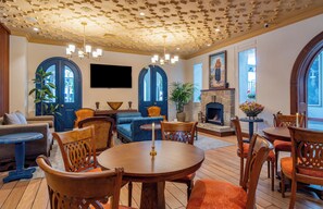 Sittområde i lobbyn