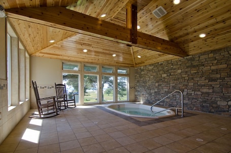 Indoor spa tub. Pacific Reef Hotel & Light Show