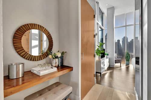 Suite (Heaven Over Hell Penthouse) | Frette Italian sheets, premium bedding, pillow-top beds, minibar