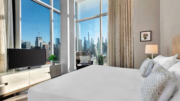 Suite (Heaven Over Hell Penthouse) | Italienische Bettbezüge von Frette, hochwertige Bettwaren