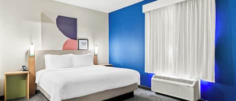 Premium bedding, pillow-top beds, minibar, desk