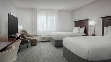 Premium bedding, desk, iron/ironing board, free rollaway beds