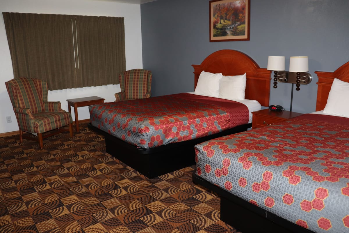 Room, 2 Queen Beds | Desk, iron/ironing board, free WiFi, bed sheets