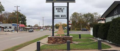 Front of property - evening/night