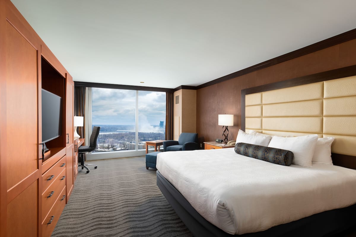 in-room safe, desk, blackout curtains, iron/ironing board