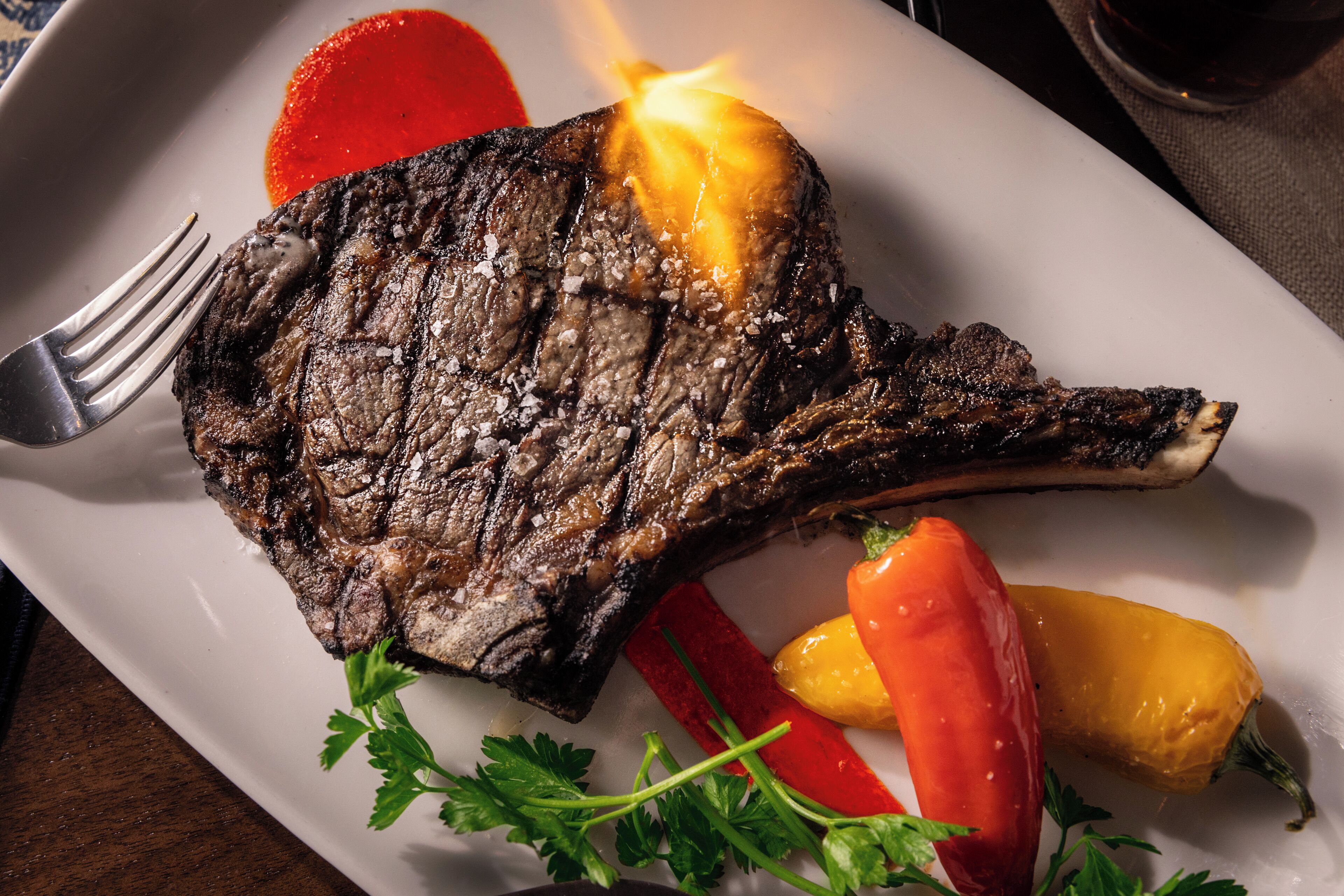 10 restauranter, frokost, lunsj og middag serveres, sjømat