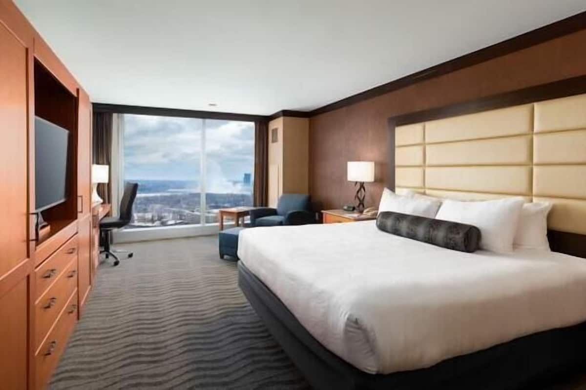 In-room safe, desk, blackout curtains, iron/ironing board