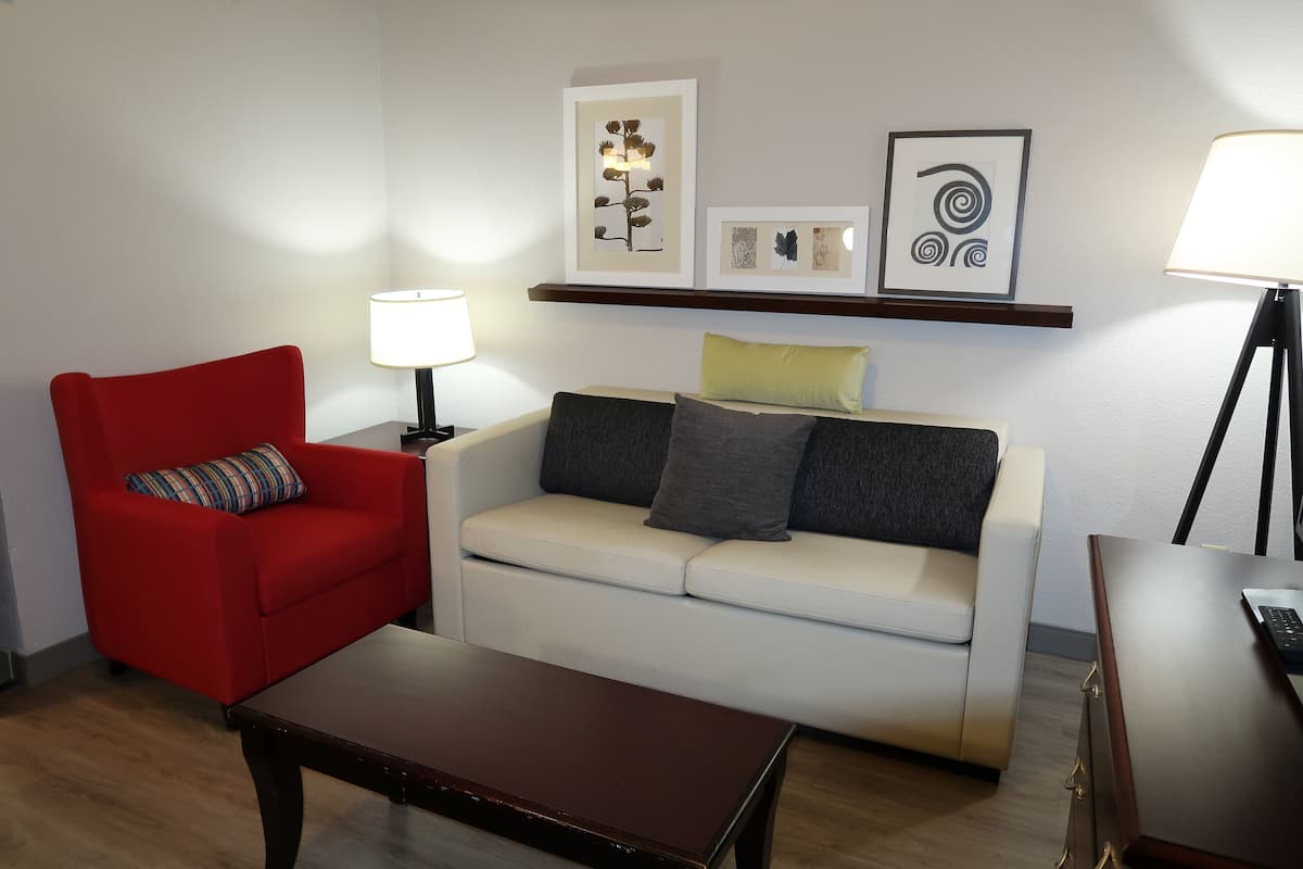 Desk, iron/ironing board, free cribs/infant beds, rollaway beds