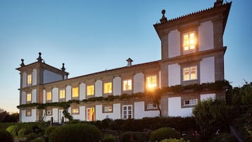 Front of property – evening/night