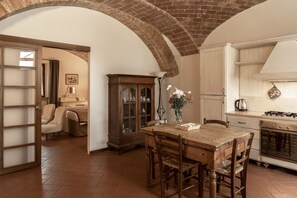 Classic Apartment, 2 Bedrooms (Sofa Bed) | Living area | Smart TV - Borgo Dolciano (Chiusi)